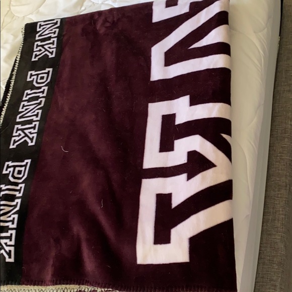 Pink Sherpa blanket